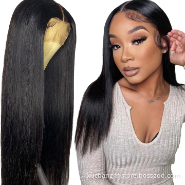 180 220 Brazilian Hair Highlight Human Hair Transparent T Part Lace Wigs,Brown Blonde Piano Color Human Hair Lace Front Wigs